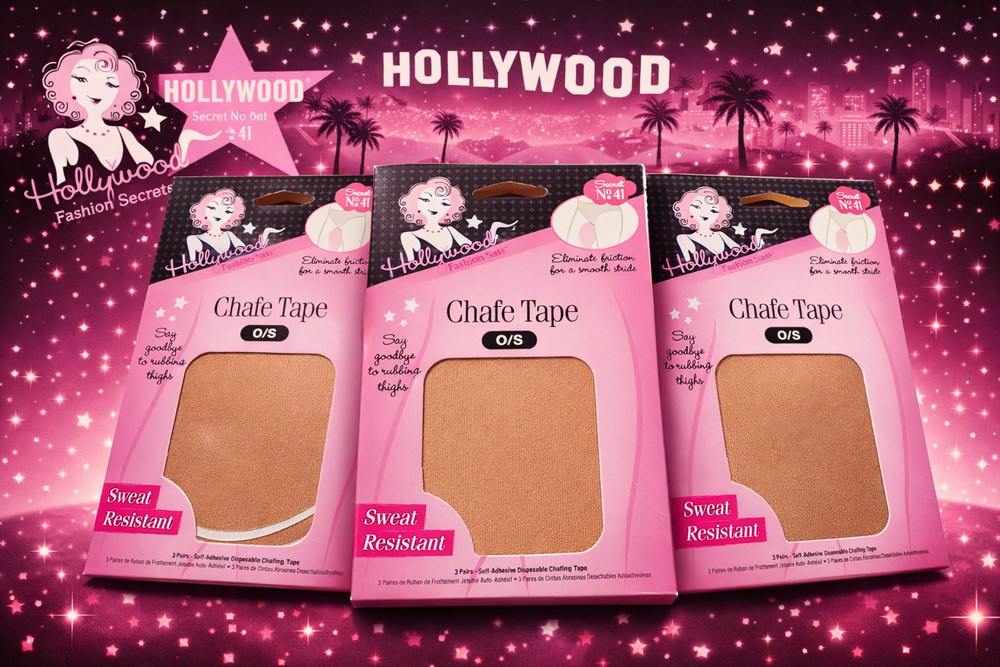Hollywood Fashion Secrets Chafe Tape (Pack of 3 – 9 Total Pairs)